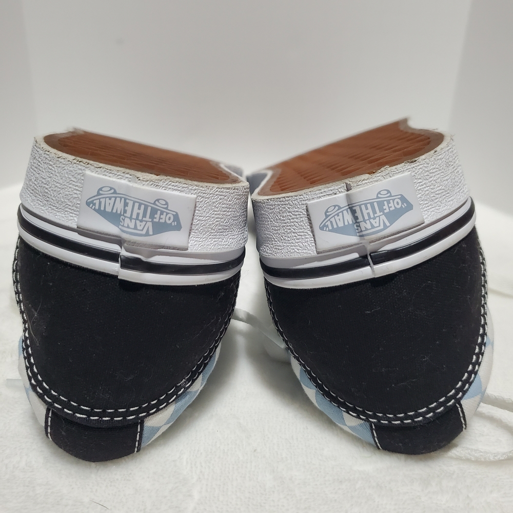 Vans Blue and White Sneakers Classic Style - Picture 3 of 8